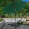 Pure Garden 10-Foot Patio Umbrella with Base, Hunter Green 50-LG1034B - alternate 1